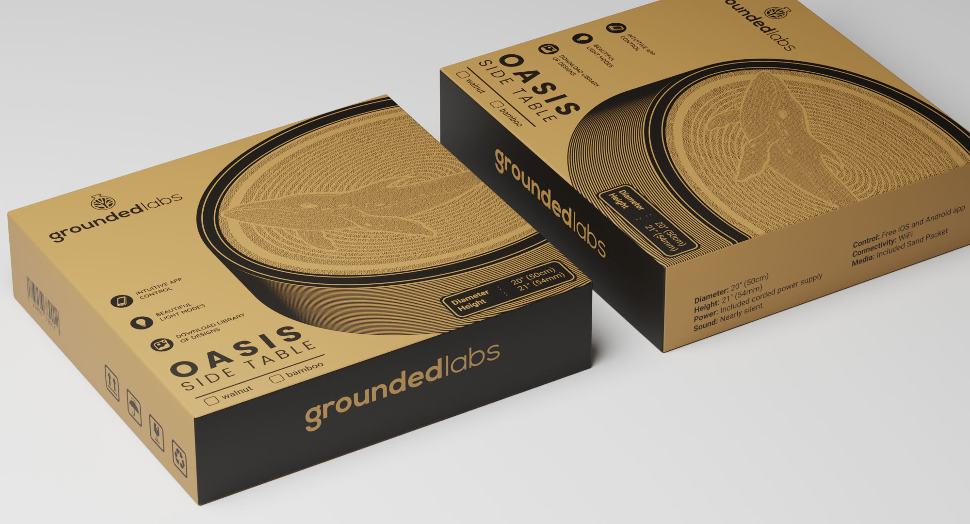 Packaging for a viral and relaxing sand table product