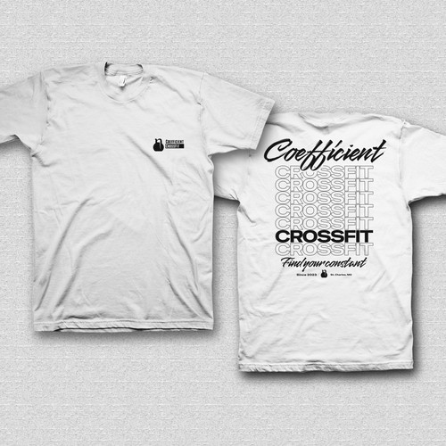 T-shirt for Crossfit gym
