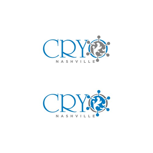Create a new age healthcare logo for CryoNashville