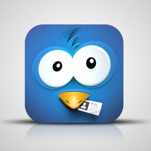 iOS app icon design for a cool new twitter client