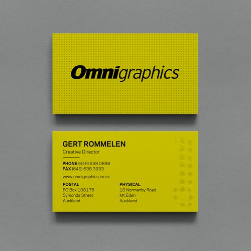 Business Card for Grand Format digital print Company