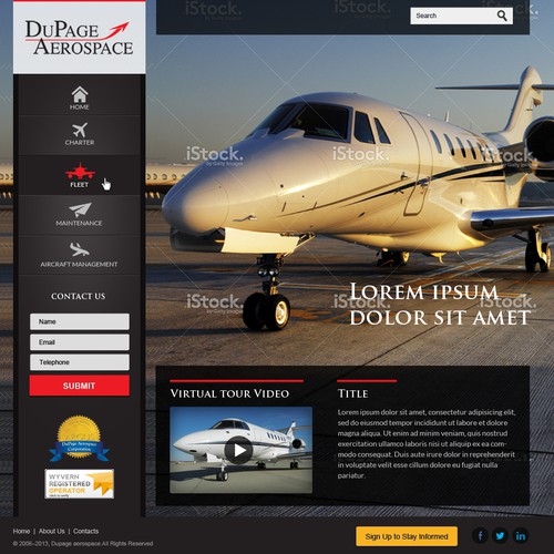 Website Design for Private Jet Charter Company - Needed ASAP