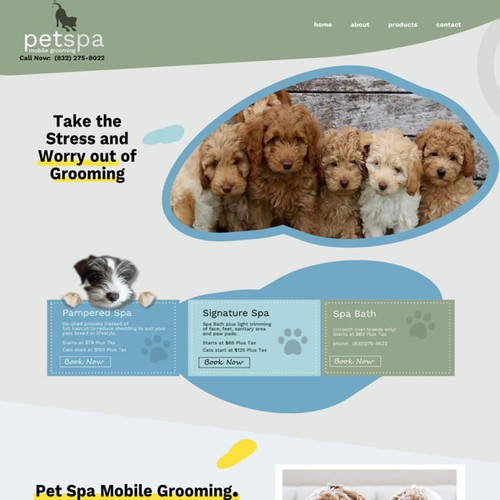 Pet Groomer and/or Veterinarian web site design