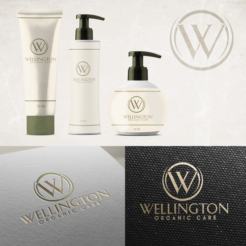 Wellington Organic Care logo for a  new skin care line