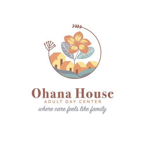 Ohana House – Warm & Inclusive Logo for an Adult Day Center