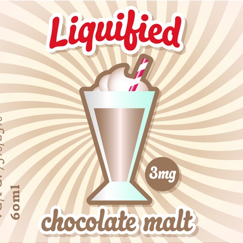Malted milkshake eliquid line