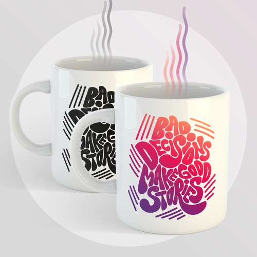 Mug print design