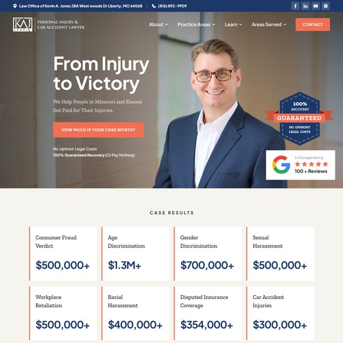 Website Designs for a Law firm