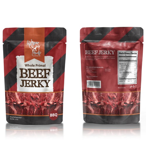 Jerky Pouch Design 