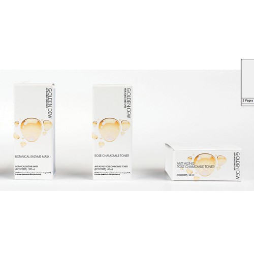 Help Golden Dew with a new product label