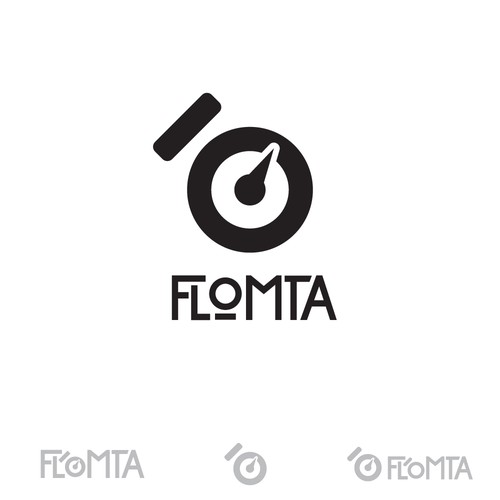 Clean and modern logo for Flomta