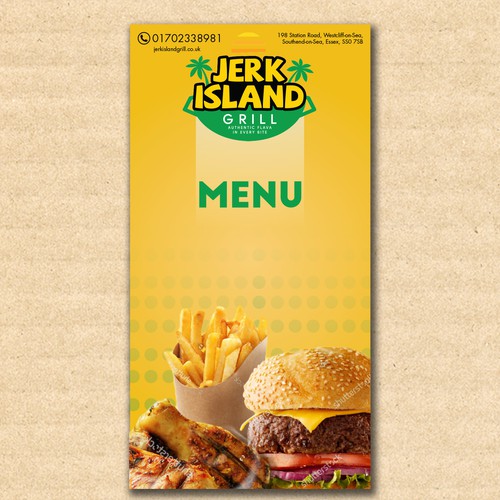 Jerk Island Menu