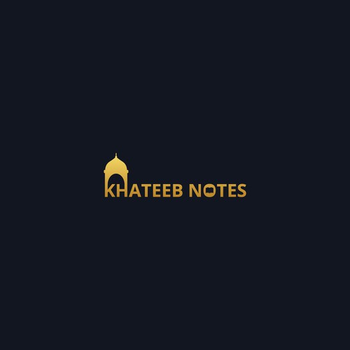 Creative logo for Khateeb Notes