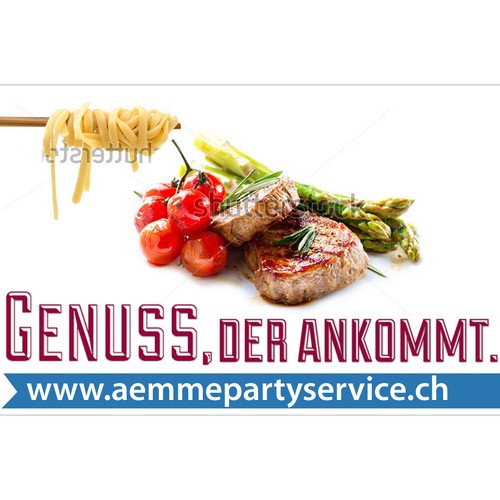 Design für Anhängerklappen Bereich Partyservice gesucht