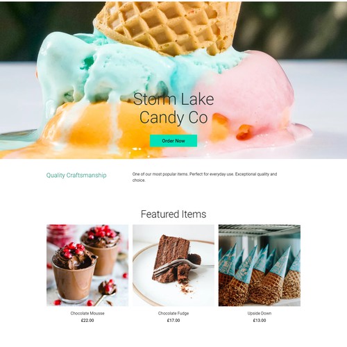 SQUARE ONLINE STORE | Design for Storm Lake Candy Co.