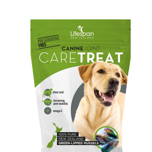 Joint-Care Dog Treat label