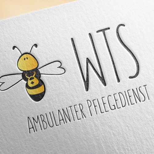 Logo für die fleißigen Bienchen vom ambulanten Pflegedienst