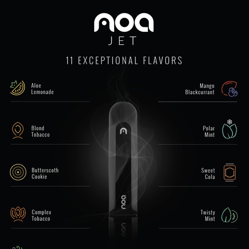 NoaJet Vape Poster