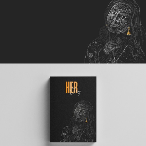 Hand drawn book cover For Indigenous publisher 