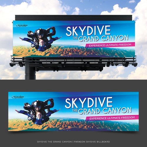 Signage for skydiving