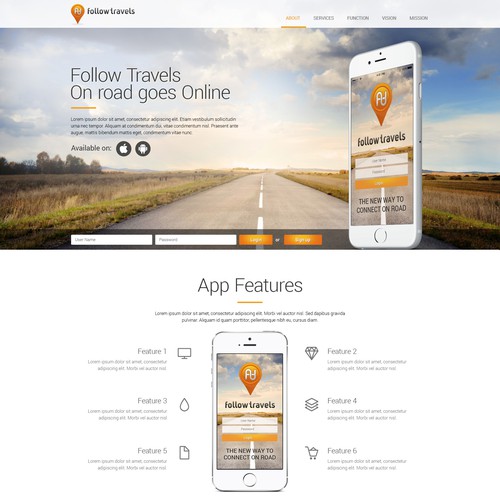 website and phone app design