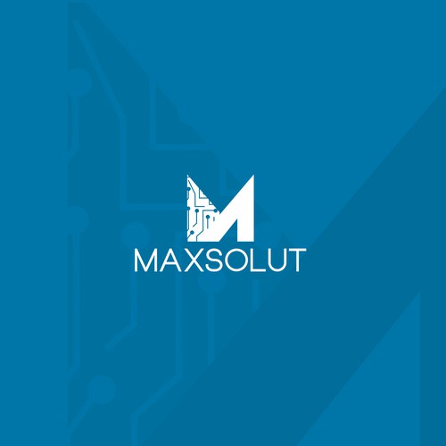 MaxSolut Logo Designs