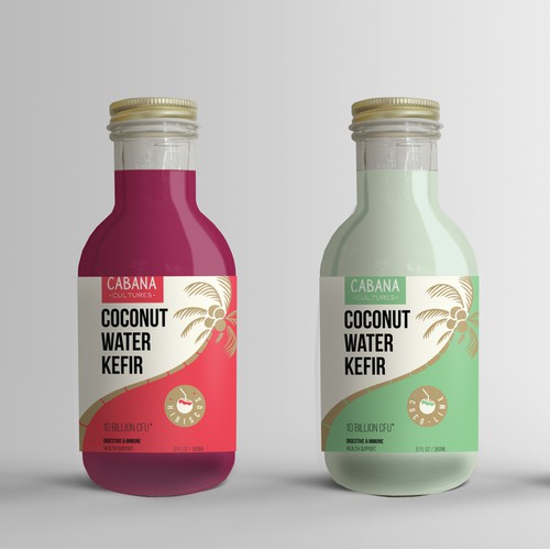 Label designs for cabana