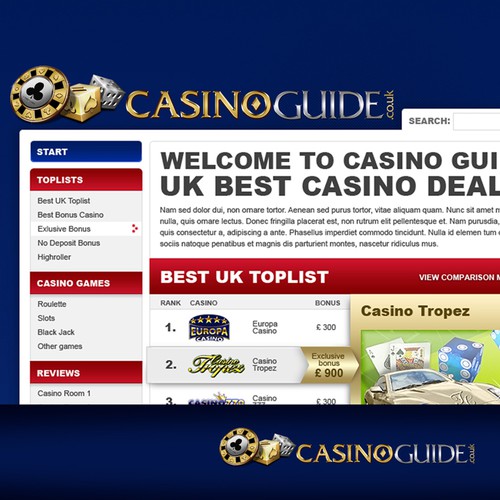 Online Casino Comparison Guide needs a logo