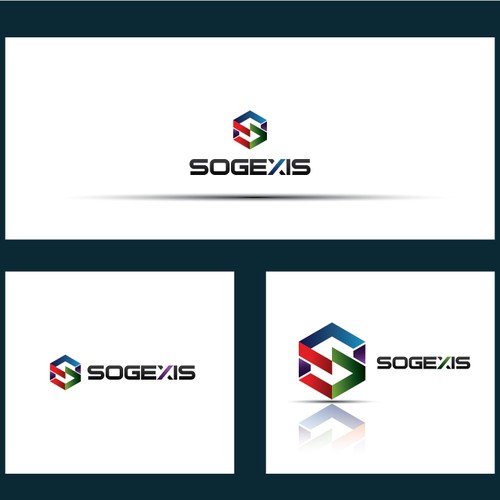 Evolution of a logo for a company specializing in IT