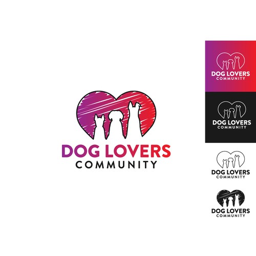 Logo for a social platform for dog lovers
