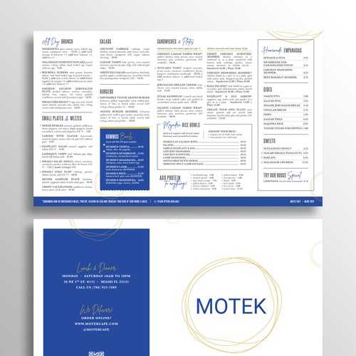 Menu Design