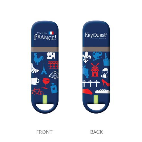 Keyouest France USB packaging design