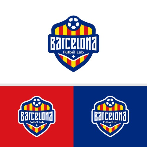 logo concept for Barcelona Futból Lab