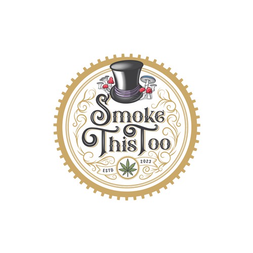 Logo for an moke/vape shop