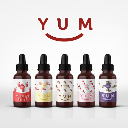 Label Design for YUM E-Liquid
