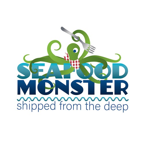 Playful design for seafood trade company