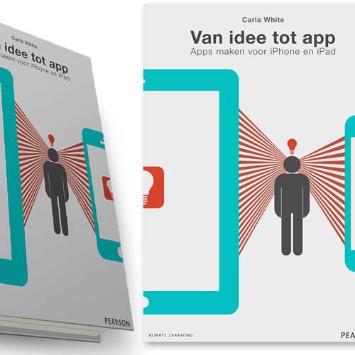 New book cover design for Pearson Benelux: "From Idea to Apps"