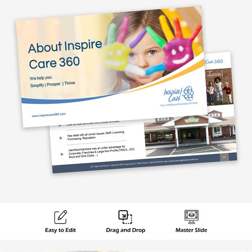 Inspire care 360 PowerPoint template