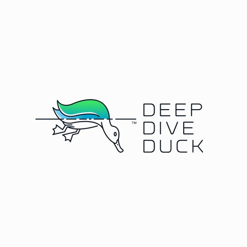 Cool logo design of a Duck.