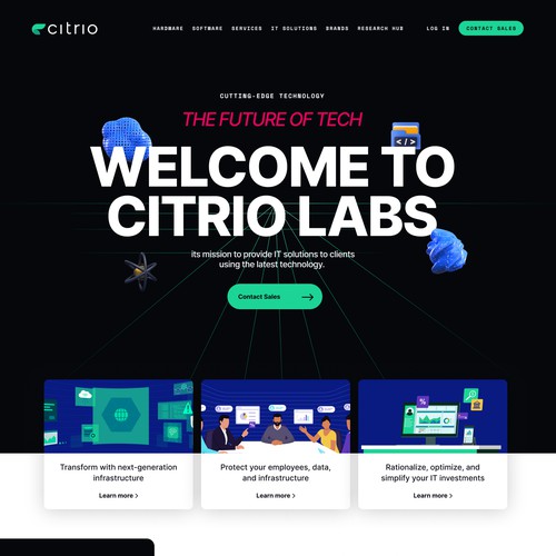 Landing page technology