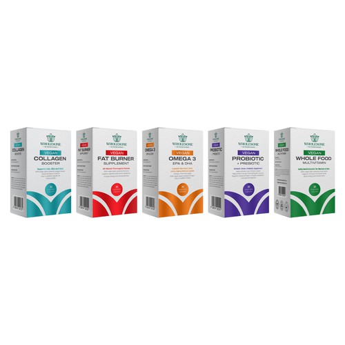 WholeSome Superfoods – Complete Supplement Series Packaging Design