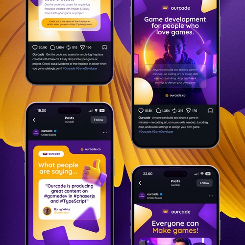 Ourcade | Creative Brand Social Media
