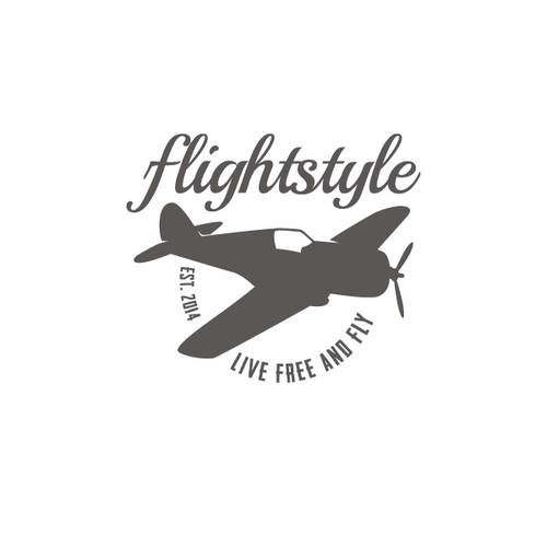 Create a logo for a new aviation lifestyle clothing brand - FlightStyle
