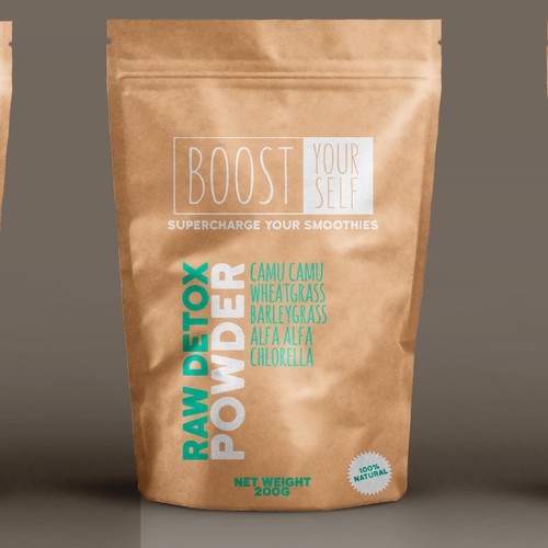 Smoothie powder packaging