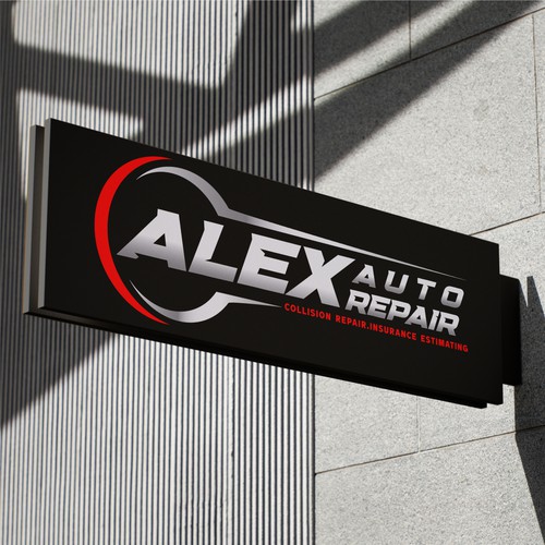 ALEX AUTO REPAIR – Premium Metallic Identity