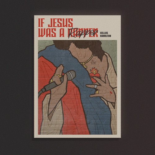 Book Cover reimagining Jesus as a rapper