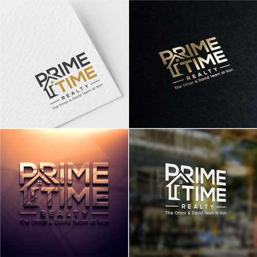 Logo design for 'PrimeTime Realty'
