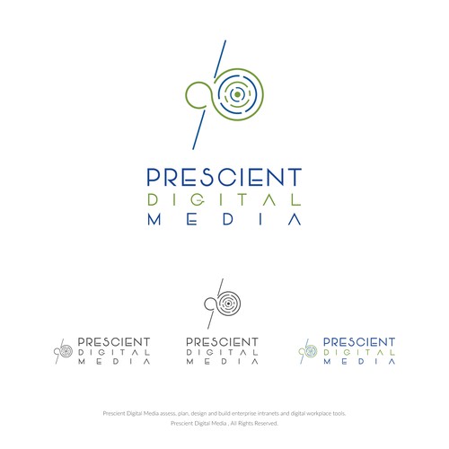 Innovative Logo for Prescient Digital Media