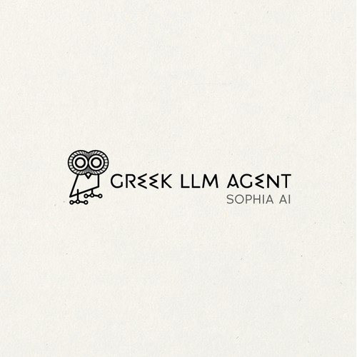 Logo for a Greek AI agent
