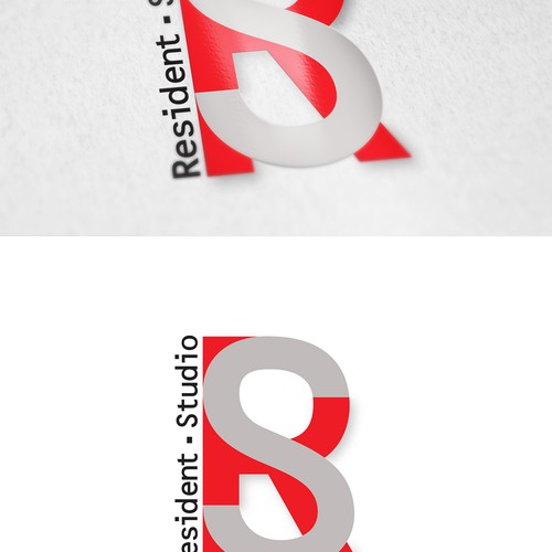 Monogram style logo for a marketing agency
